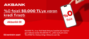 Mobilden Akbanklı olanlara, %0 faizli fırsat!