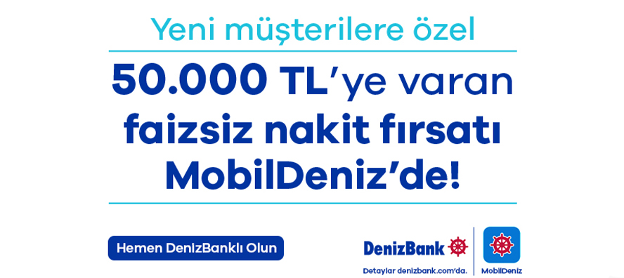 %0 Faizli 25.000 TL'ye Varan Kredi ve 25.000 TL'ye Varan Nakit Avans!