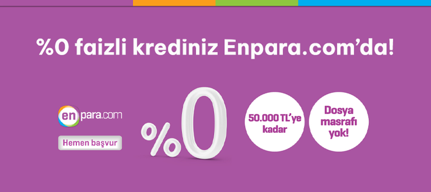 Yeni Enpara'lılara Özel %0 Faiz Oranı ile 50.000 TL'ye Kadar Kredi!